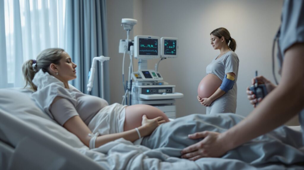 contraction allongée mais pas debout