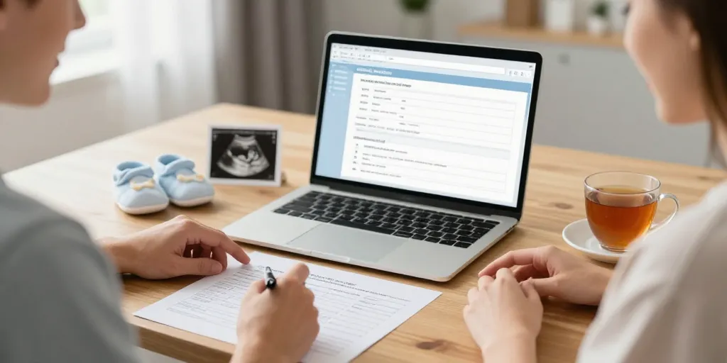 projet de naissance à remplir pdf