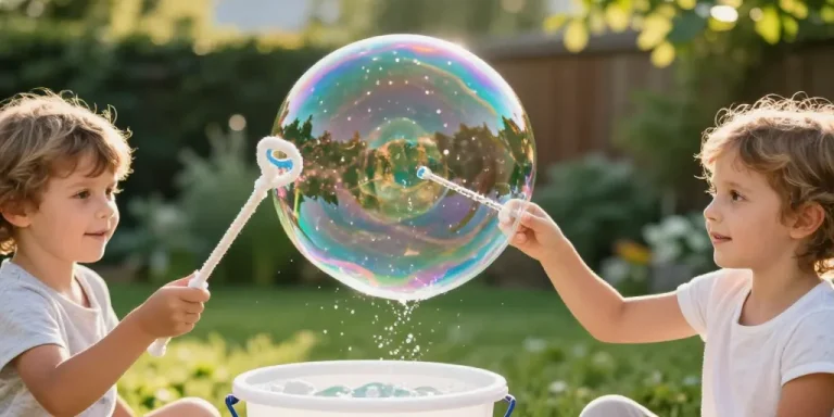 liquide à bulle maison