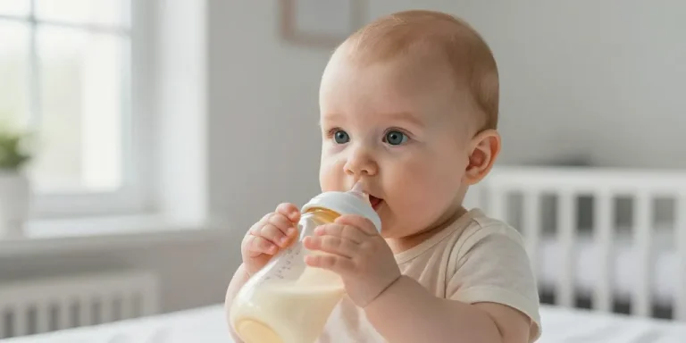 a quel age bebe mange seul son biberon